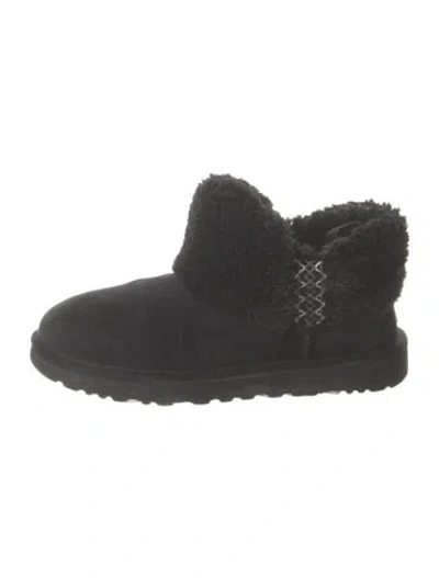 Pre-owned Ugg Suede Boots In Black