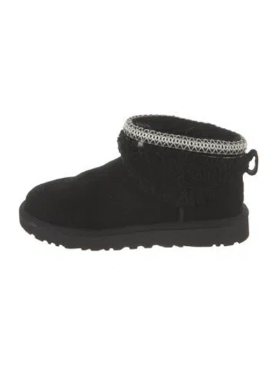 Pre-owned Ugg Suede Boots In Black