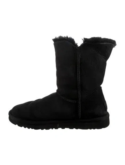 Pre-owned Ugg Suede Boots In Black