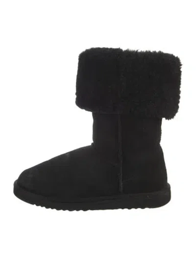 Pre-owned Ugg Suede Boots In Black