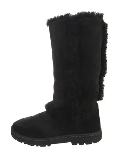 Pre-owned Ugg Suede Boots In Black