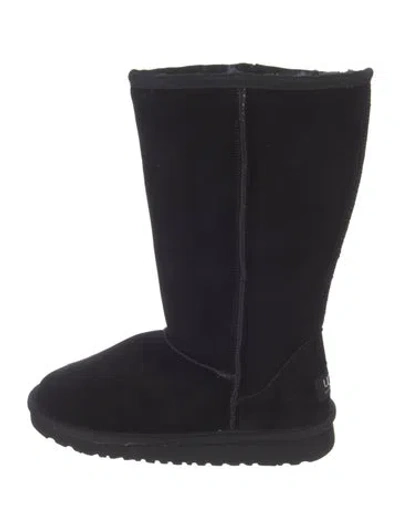Pre-owned Ugg Suede Boots In Black