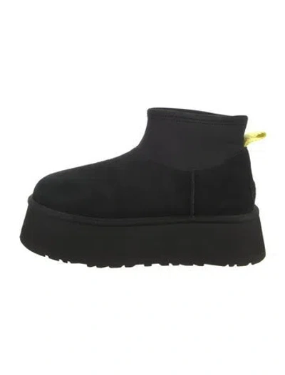 Pre-owned Ugg Suede Boots In Black