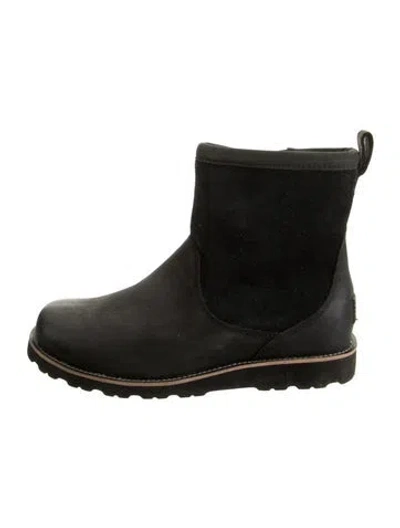 Pre-owned Ugg Suede Boots In Black