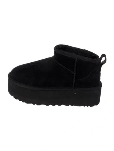 Pre-owned Ugg Suede Boots In Black