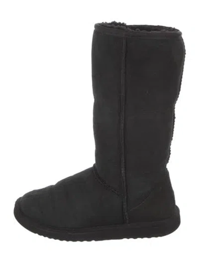 Pre-owned Ugg Suede Boots In Black