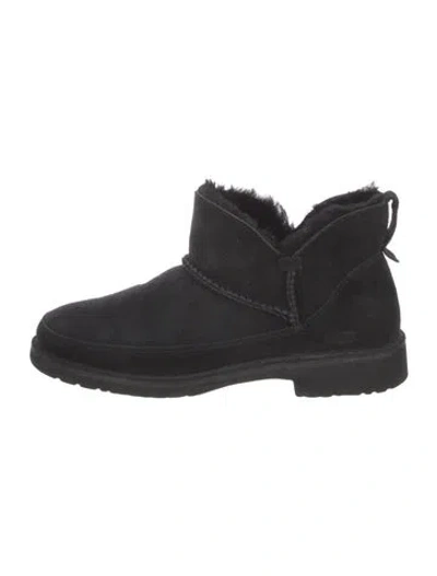 Pre-owned Ugg Suede Boots In Black
