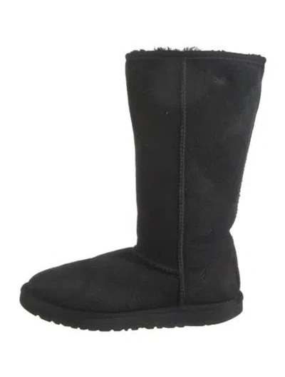 Pre-owned Ugg Suede Boots In Black
