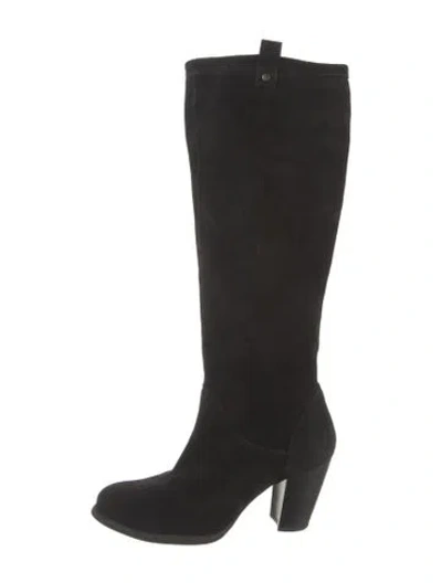 Pre-owned Ugg Suede Boots In Black
