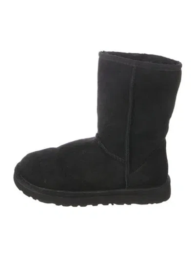 Pre-owned Ugg Suede Boots In Black