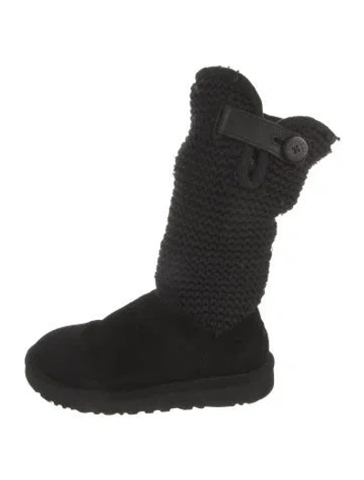 Pre-owned Ugg Suede Boots In Black
