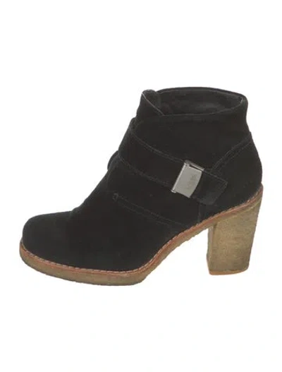Pre-owned Ugg Suede Boots In Black