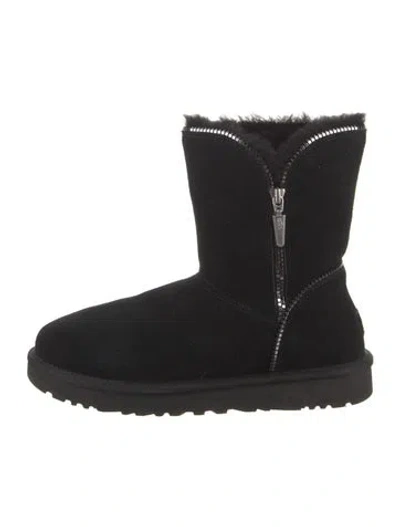 Pre-owned Ugg Suede Boots In Black