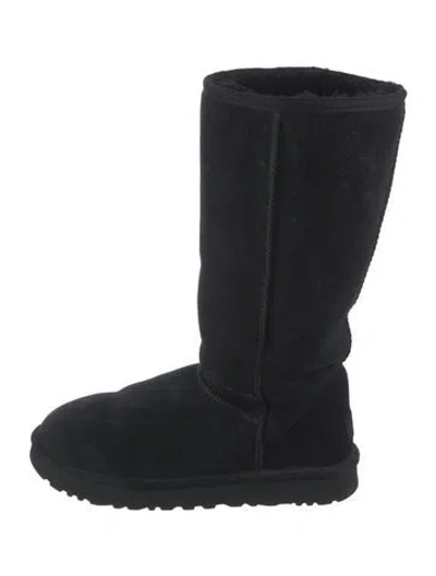 Pre-owned Ugg Suede Boots In Black