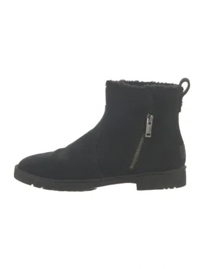 Pre-owned Ugg Suede Boots In Black