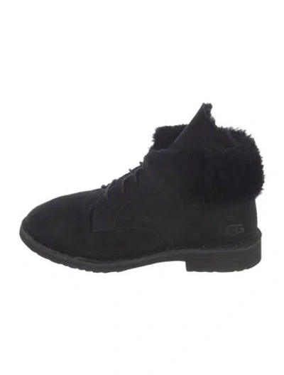Pre-owned Ugg Suede Boots In Black