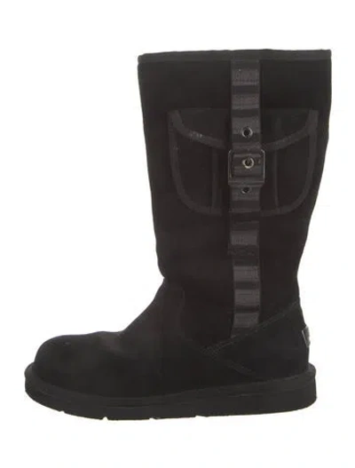 Pre-owned Ugg Suede Boots In Black