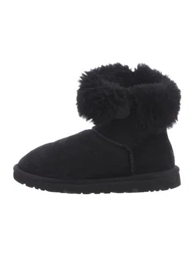 Pre-owned Ugg Suede Boots In Black