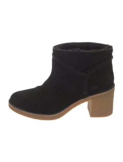 Pre-owned Ugg Suede Boots In Black