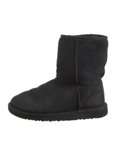 Pre-owned Ugg Suede Boots In Black