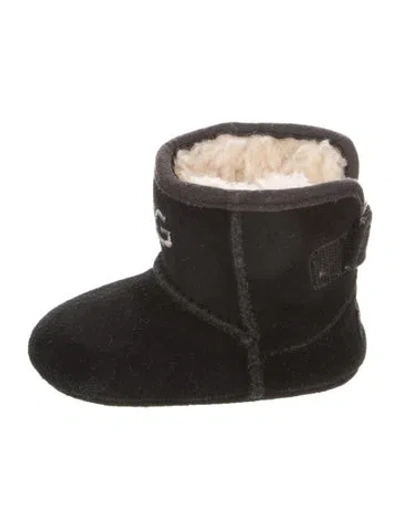 Pre-owned Ugg Babies' Suede Boots In Black