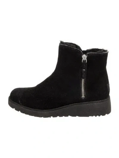 Pre-owned Ugg Suede Boots In Black