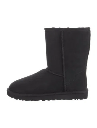 Pre-owned Ugg Suede Boots In Black