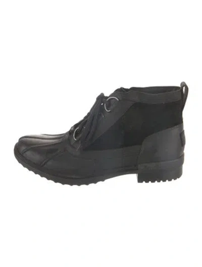 Pre-owned Ugg Suede Boots In Black