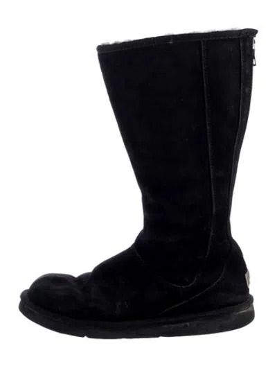 Pre-owned Ugg Suede Boots In Black