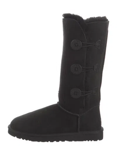Pre-owned Ugg Suede Boots In Black