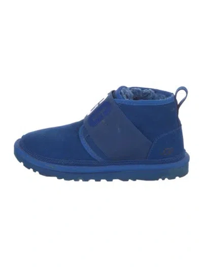 Pre-owned Ugg Suede Boots In Blue