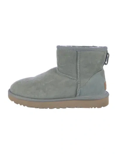 Pre-owned Ugg Suede Boots In Blue