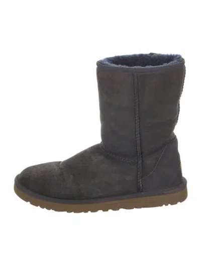 Pre-owned Ugg Suede Boots In Blue