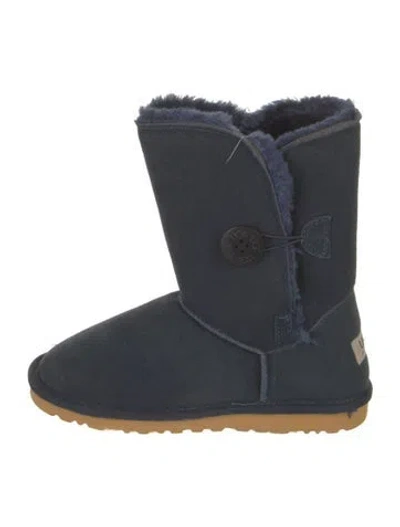 Pre-owned Ugg Suede Boots In Blue