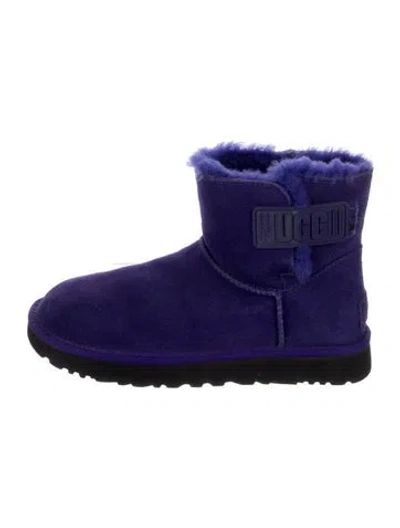 Pre-owned Ugg Suede Boots In Blue