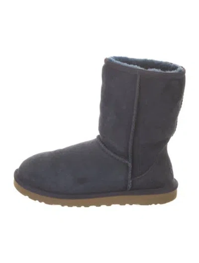 Pre-owned Ugg Suede Boots In Blue
