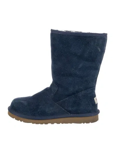 Pre-owned Ugg Suede Boots In Blue