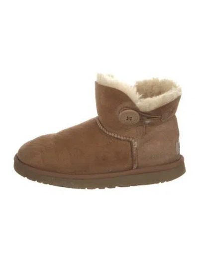 Pre-owned Ugg Suede Boots In Blue