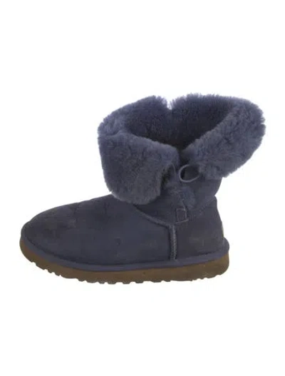 Pre-owned Ugg Suede Boots In Blue