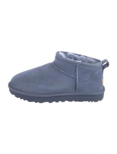 Pre-owned Ugg Suede Boots In Blue