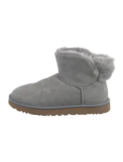 Pre-owned Ugg Suede Boots In Blue