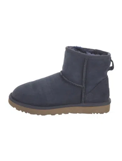 Pre-owned Ugg Suede Boots In Blue