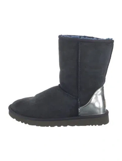 Pre-owned Ugg Suede Boots In Blue