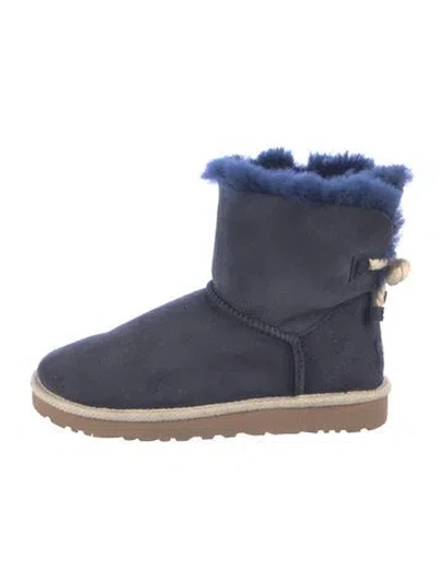 Pre-owned Ugg Suede Boots In Blue