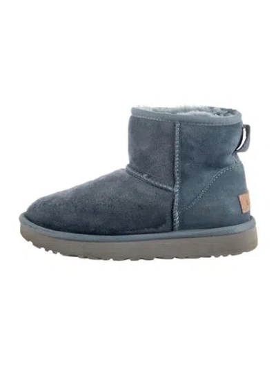 Pre-owned Ugg Suede Boots In Blue