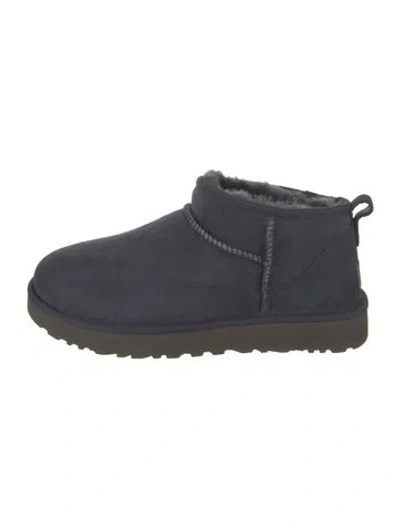 Pre-owned Ugg Suede Boots In Blue