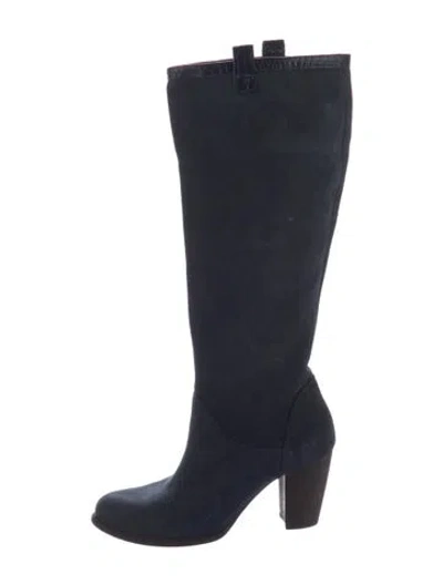 Pre-owned Ugg Suede Boots In Blue