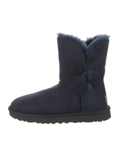 Pre-owned Ugg Suede Boots In Blue