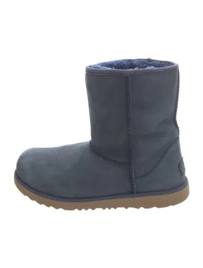 Pre-owned Ugg Suede Boots In Blue