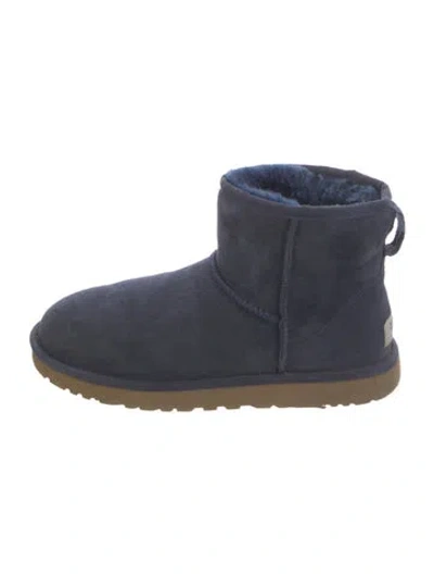 Pre-owned Ugg Suede Boots In Blue